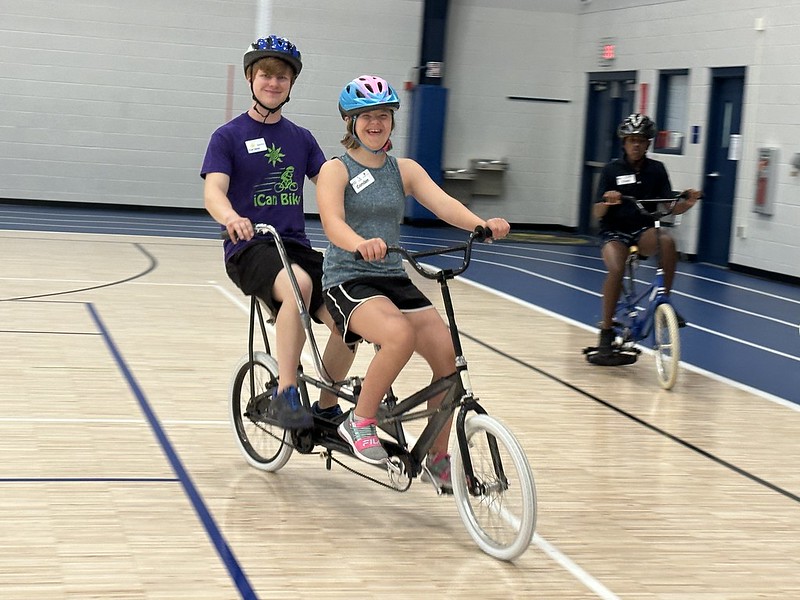 bike camp at the autism society of akron