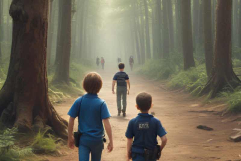 What is wandering - kids wandering in the woods